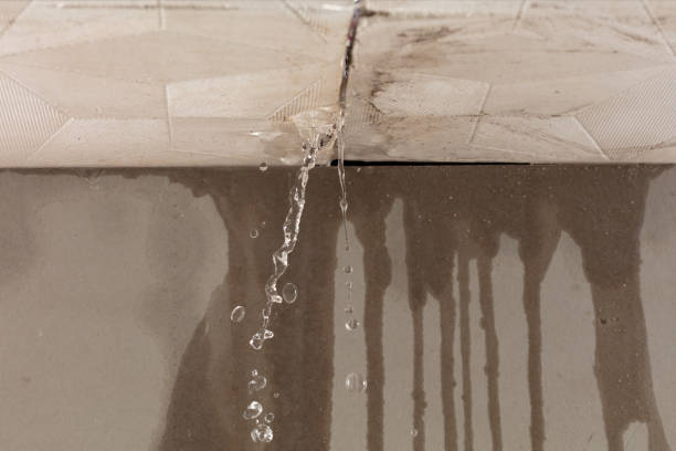 Professional Sewage Cleanup technician working in Canton, OH